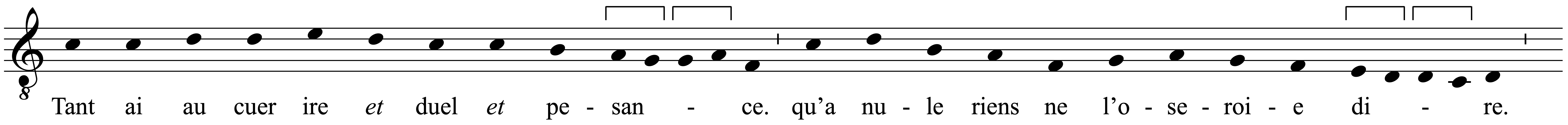 Work musical notation